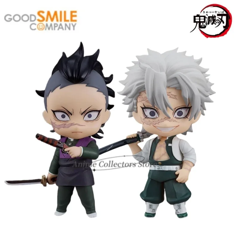 Genuine GSC Nendoroid Demon Slayer: Kimetsu No Yaiba 2505 Genya Shinazugawa 2506 Shinazugawa Sanemi Action Figures Ornament Toys