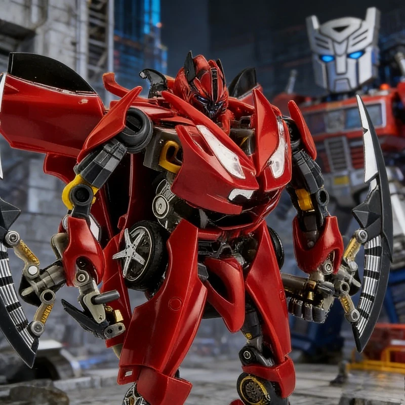 

В наличии: BS-01 (увеличенная версия) — Красный суперкар-трансформер Autobot для мальчиков, коллекционная фигурка KO Dino, игрушка-трансформер.