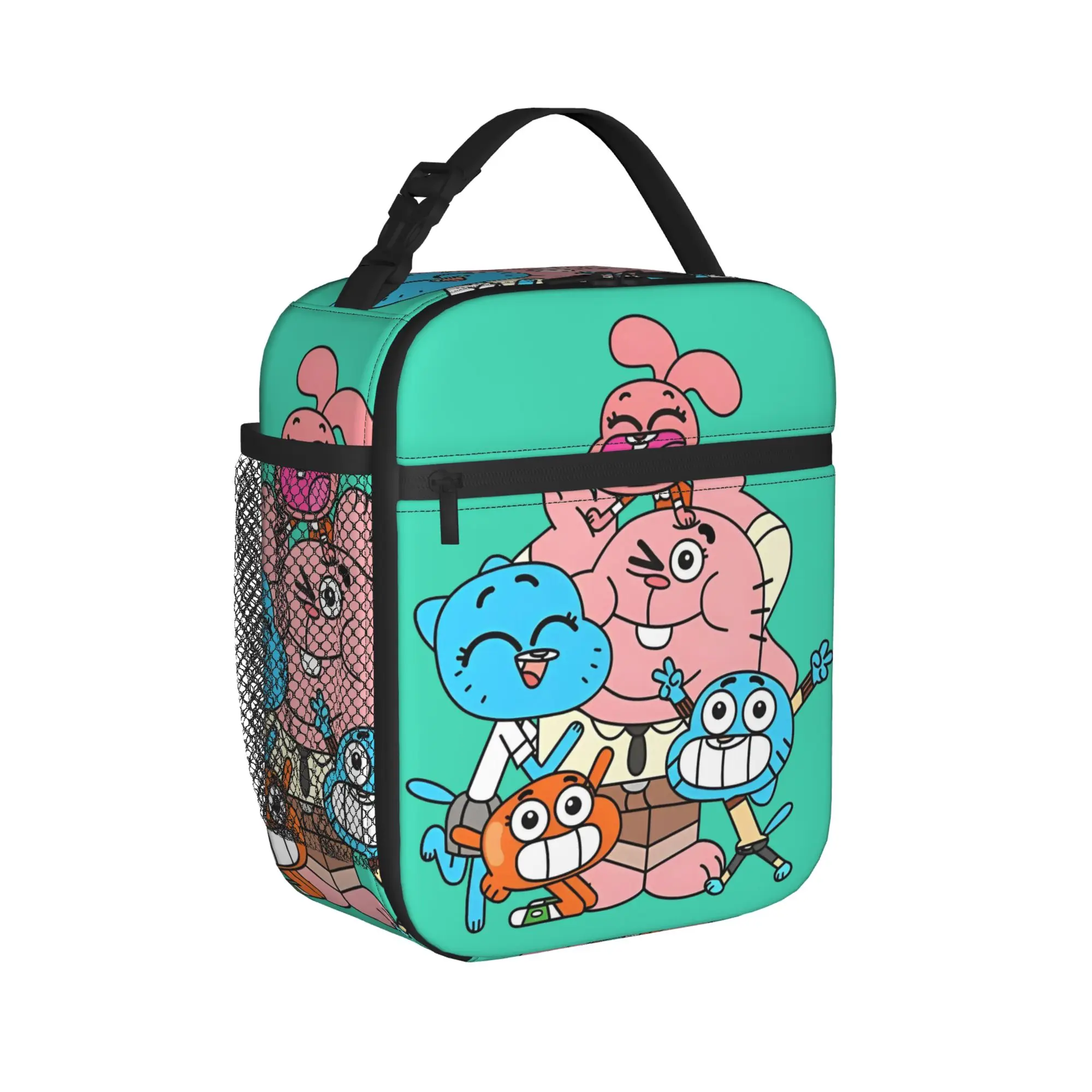Gumballs Video Game Insulated Lunch Bag High Capacity  Lunch Container Thermal Bag Lunch Box Tote Office  Outdoor Food Handbags