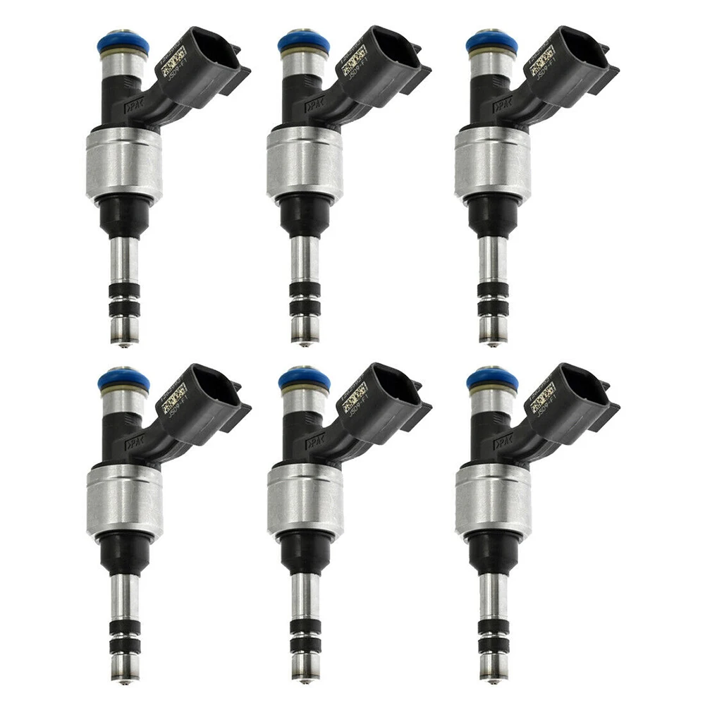 6PCS Fuel Injector 12629927 For Buick Allure Lacrosse Cadillac Cts Srx Chevrolet Equinox Captiva Gmc Terrain 3.0l V6 2010-2018