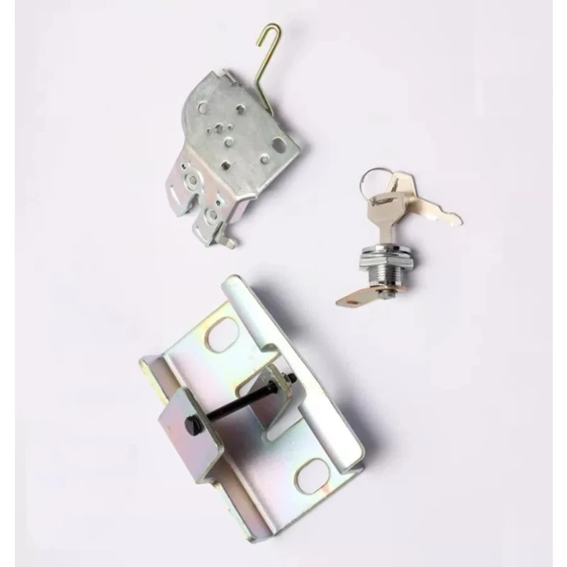 1Set Excavator Hood Lock Back Cover Lock Assembly For Kobelco SK65/75-8