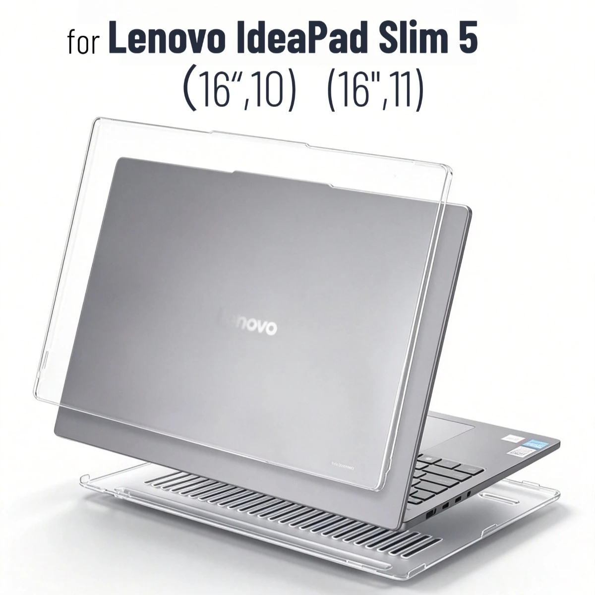 Capa rígida fosca para laptop Lenovo IdeaPad Slim 5 5a 5i Gen10 de 16 polegadas, modelo 2025-2026, à prova de choque e anti-riscos