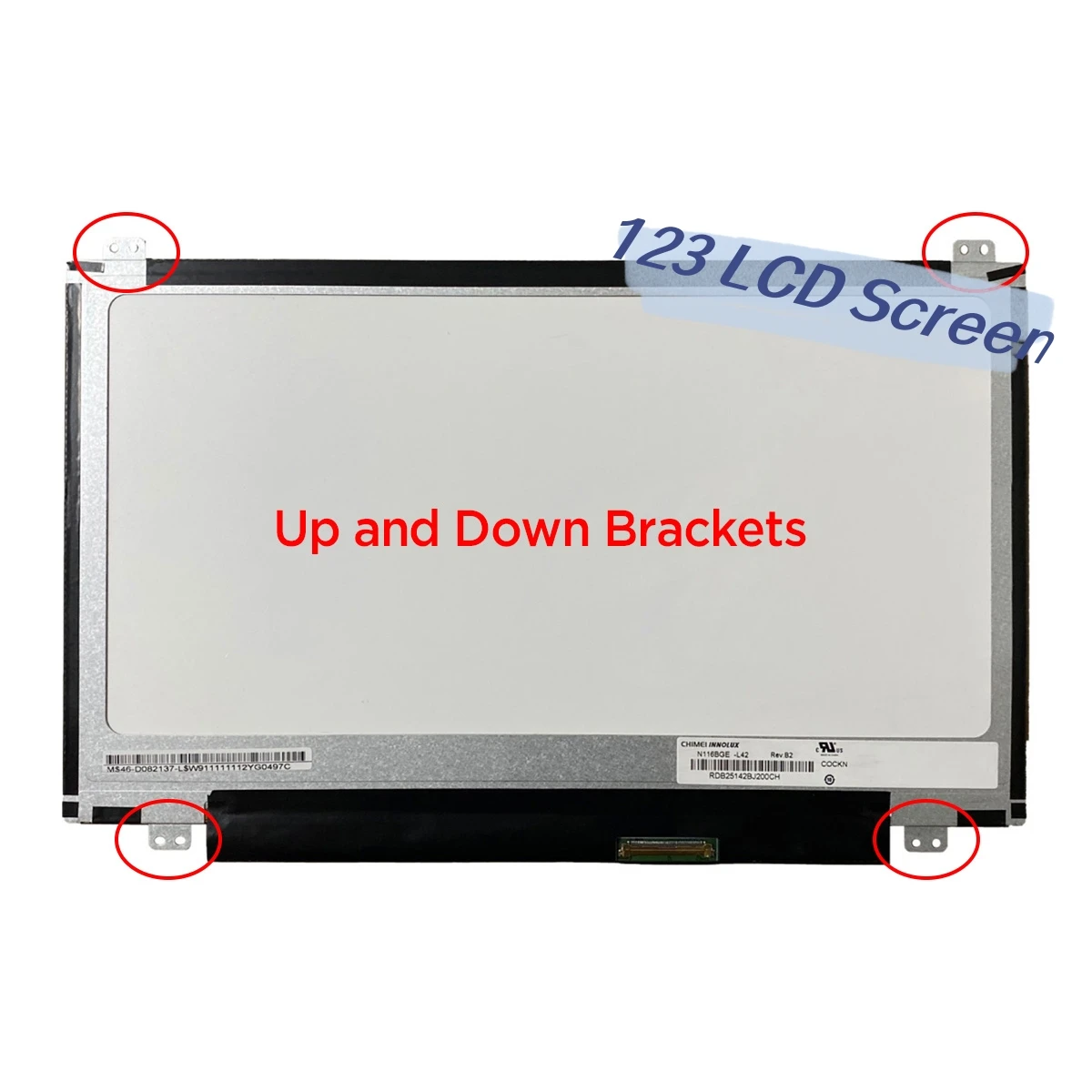 11.6 Laptop LCD Screen B116XTN04.0 B116XW03 V.2 N116BGE-L41 L42 For Acer Aspire V5 V5-131 V5-171 Display Replacement 40pin LVDS