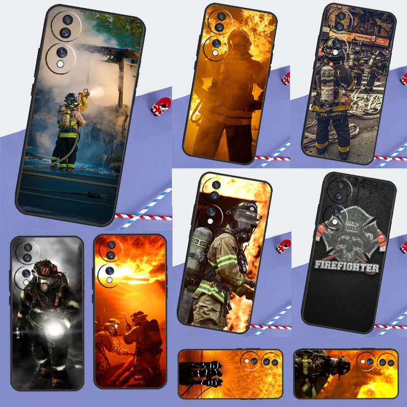 Чехол Firefighter Heroes для Honor Magic 7 Pro 5 6 Lite Honor X8b X9a X8a X8 X9 X9c X9b 50 70 90 200 Lite Cover