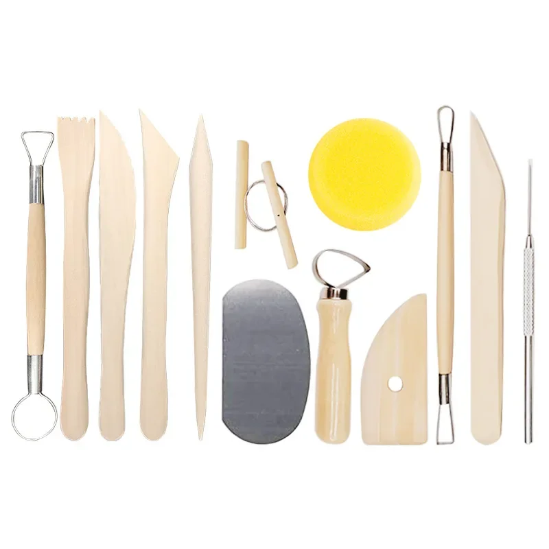 Perfect 13pcs Clay Sculpting Tools for Pottery, Ceramic, Wax Carving, Modeling and Shaping