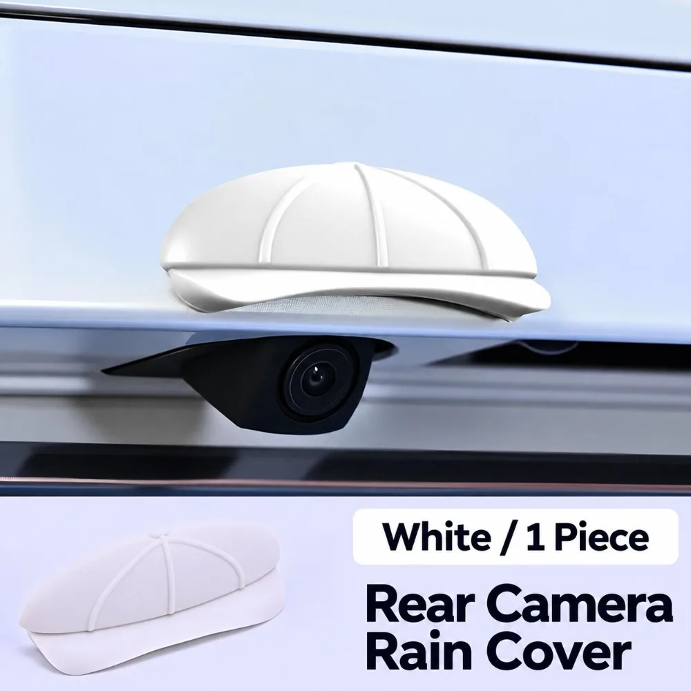 Universal Car Reversing Camera Rain Cover Multiple Angles Waterproof Car Camera Rain Shield Silicone Hat Shape