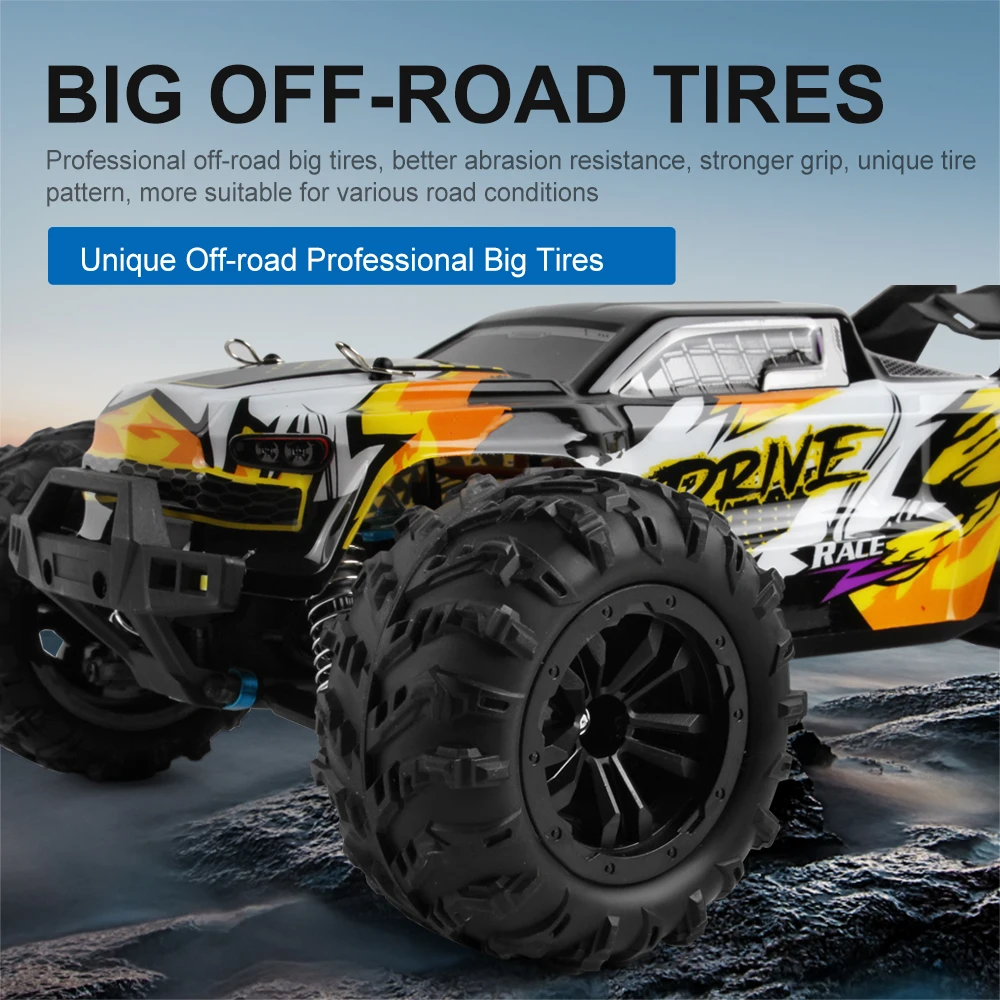 1:16 70 km/ساعة سوبر فرش 50 km/ساعة نحى RC سيارة 4x4 على الطرق الوعرة التحكم عن بعد عالية السرعة الانجراف سباق شاحنة لعبة أطفال الكبار