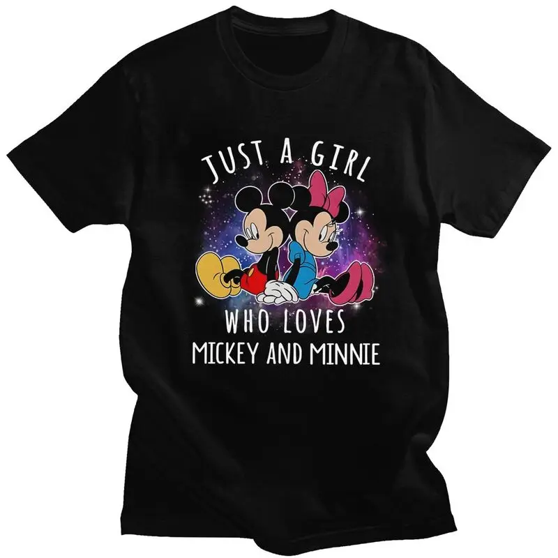 

Custom Mickey Mouse T Shirts Men 100% Cotton Tee Tops Tshirts Short-Sleeve Fashion T-shirt
