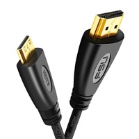 Gold Plated MINI HDMI-compatible Cable support 1080p 3D high speed Adapter Cable 1m 2m 3m For Camera Monitor Projector Notebook