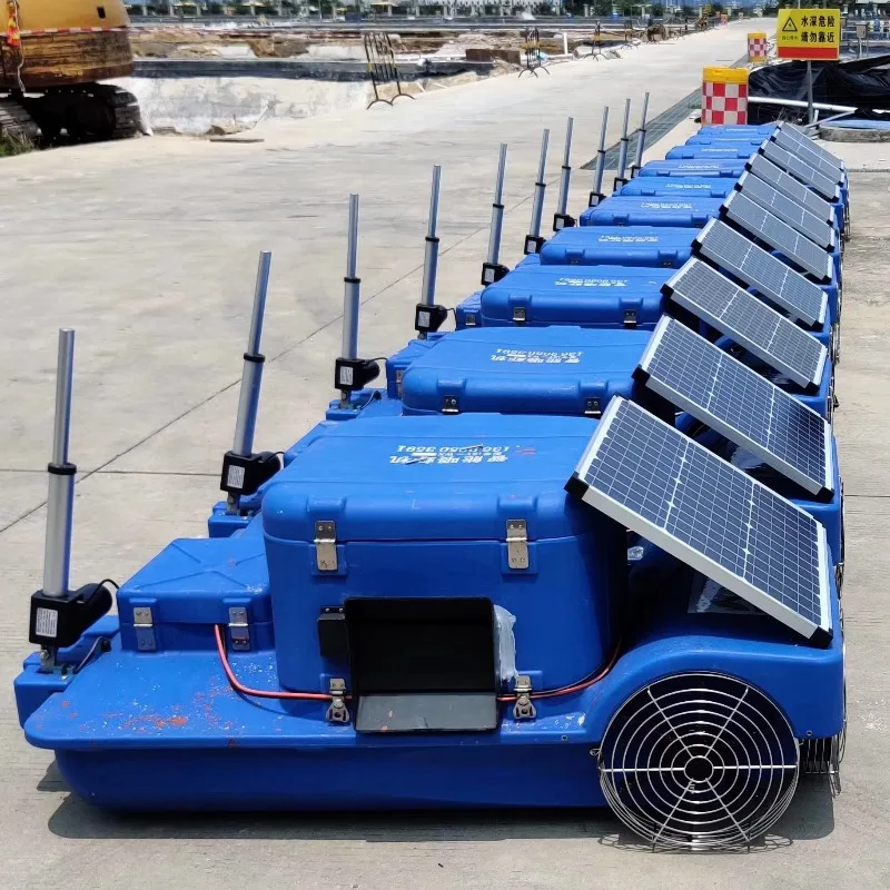 

Automatic model solar shrimp rearing fish pond automatic fish rearing