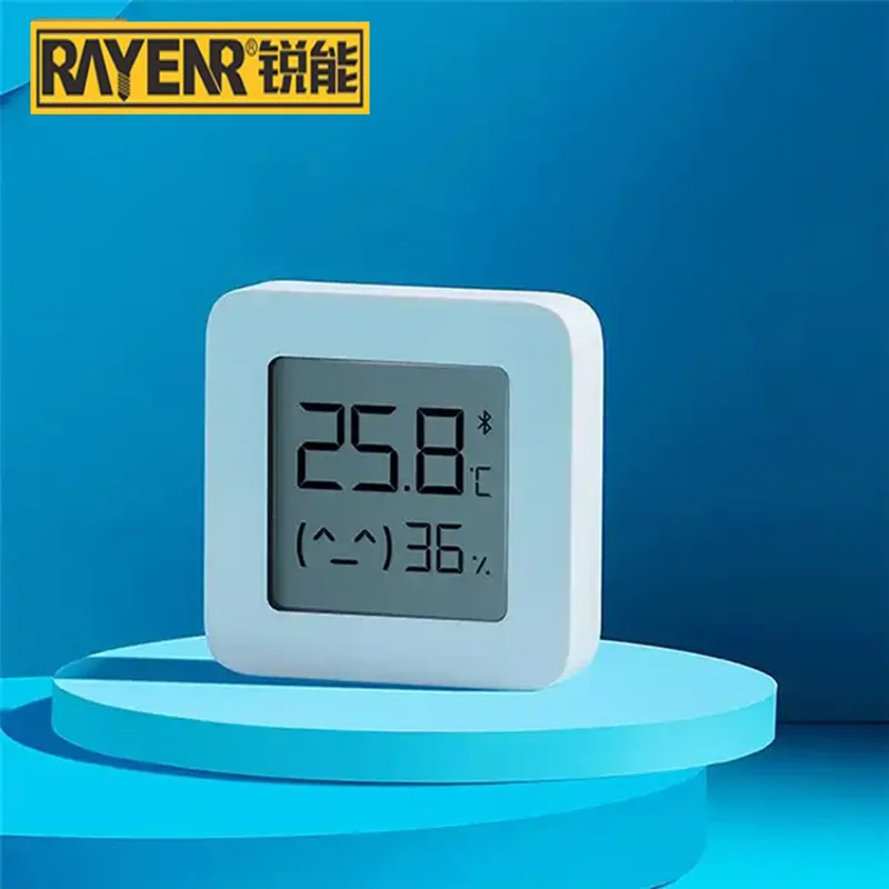 Temperature and Humidity Monitor 2 LCD Screen Digital Moisture Meter Wireless Smart Temperature Humidity Sensor For Home