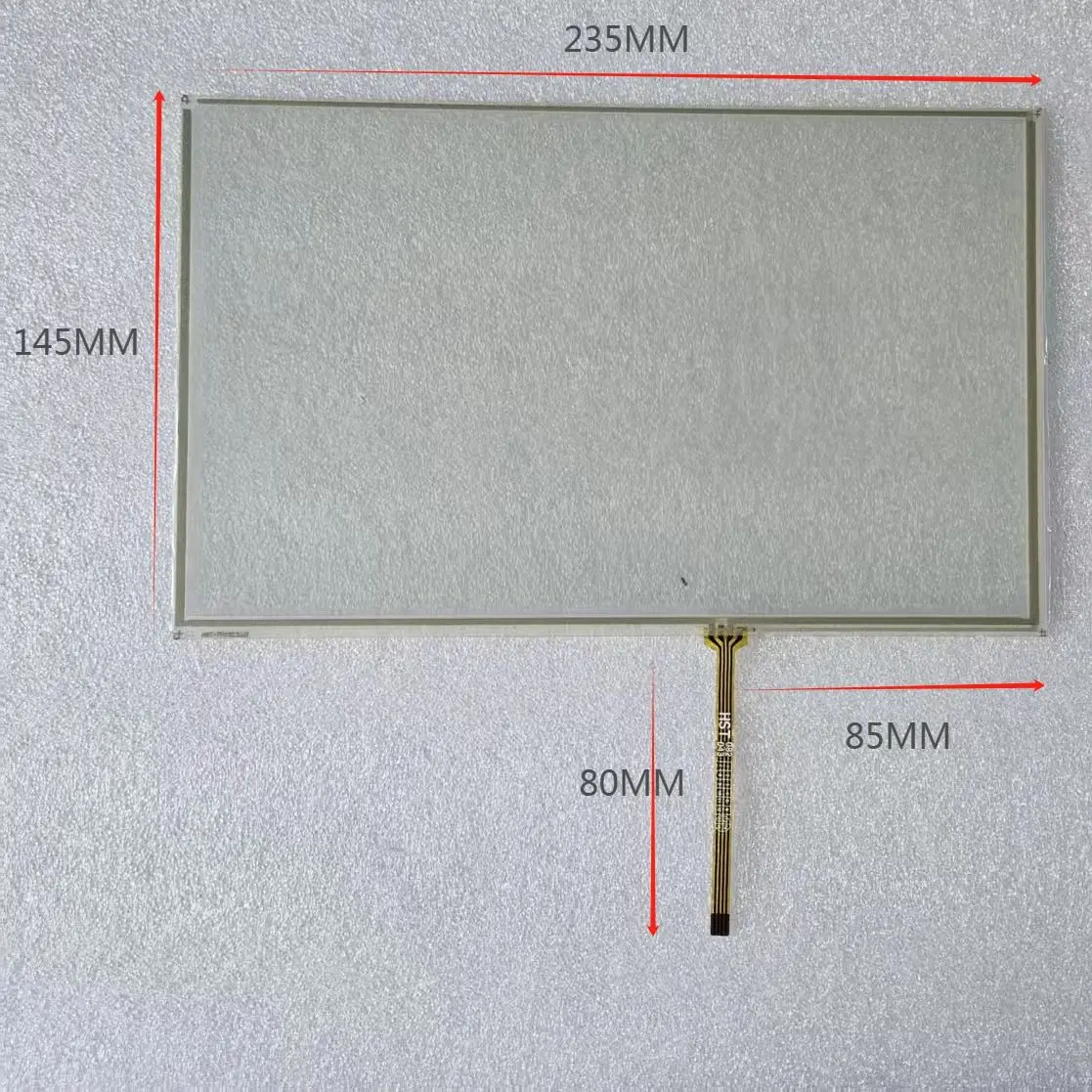 10.2 Inch LP101WH1 TLB1 TLB2 TLB4 DVD Car PLC 4-wire Resistive Touch Screen Digitizer Sensor Glass Panel 235X145 235*145MM
