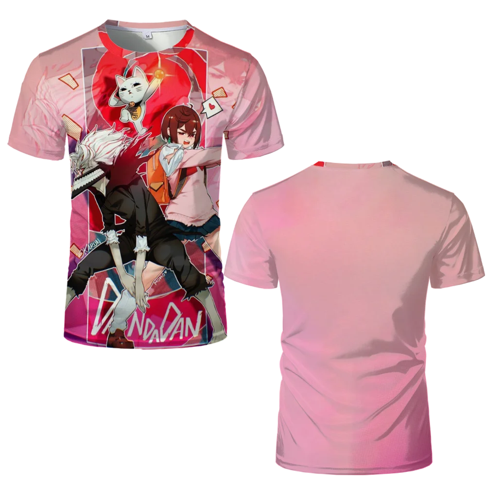 Aoi Momoe Dandadan Okarun Graphic T shirts Japanese Anime Short Sleeve Top Okarun Momo Ayase Peripheral Gift Exclusive Shirt