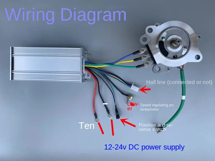 Imagem -03 - Controlador de Motor sem Escova Dc12v24v Driver de Motor sem Escova de Alta Potência 800w 40a