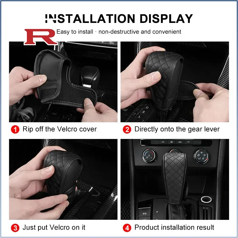 Car Gear Shift Handle Cover Shifter Protect Case for Nissan Nismo GTR X-trail Qashqai J10 Tiida Juke Note Patrol Almera Hub Caps view 5