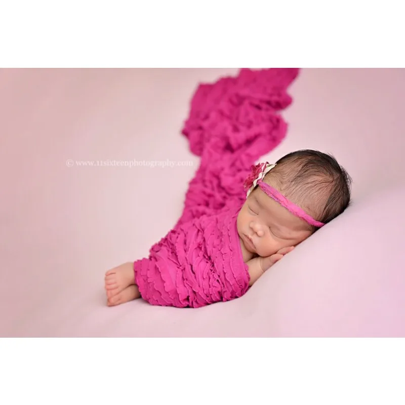 لفافة مكشكشة ناعمة لحديثي الولادة - قماط قابل للتمدد للتصوير الفوتوغرافي وقماط أنيقة لملابس الطفل وتغليف. ملحقات ein생АСografieСССВДВДВБ #1