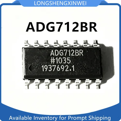 1PCS New Original ADG712BR ADG712BRZ SOP16 Four Channel Single Pole Single Throw Switch in Stock