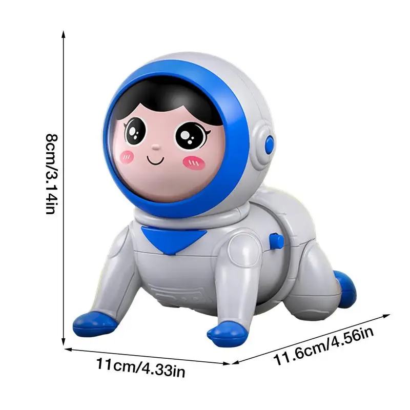 Realistic Electric Crawling Doll With Music Early Education Fine Motor Training Toy Parent-child Interactive Toys For Kids