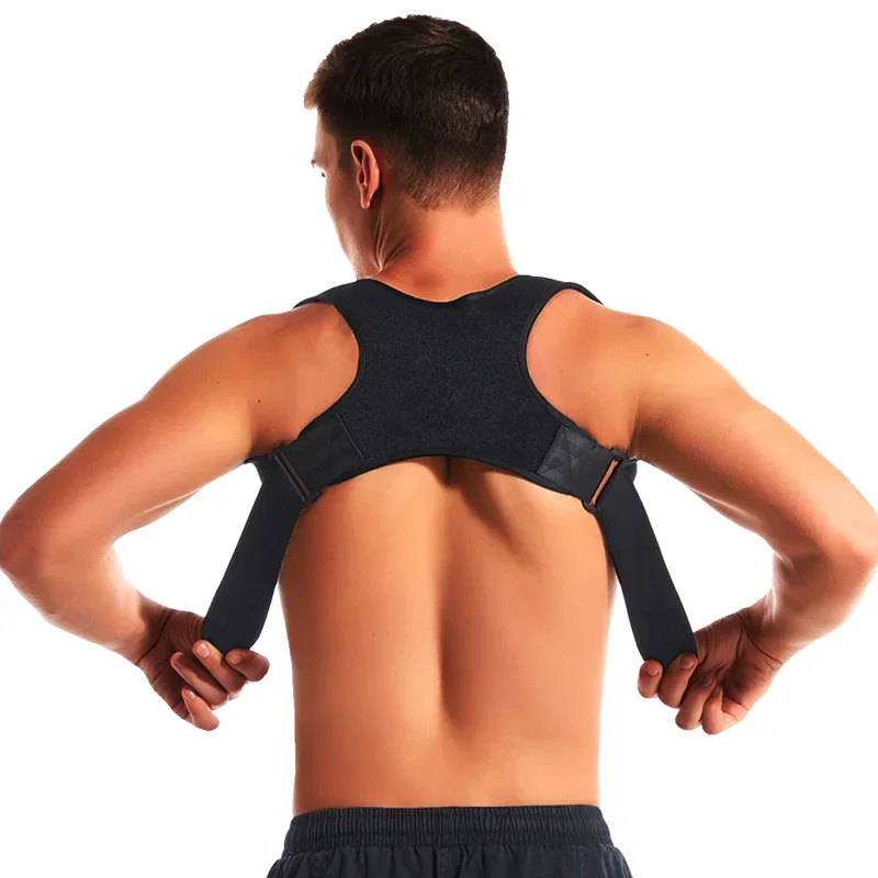 Männer Unsichtbare Zurück Corrector Straps Anti Buckel Zurück Unterstützung Klammer Einstellbar Verbesserung Haltung Gürtel Zurück Gerade Bands – Detail 4