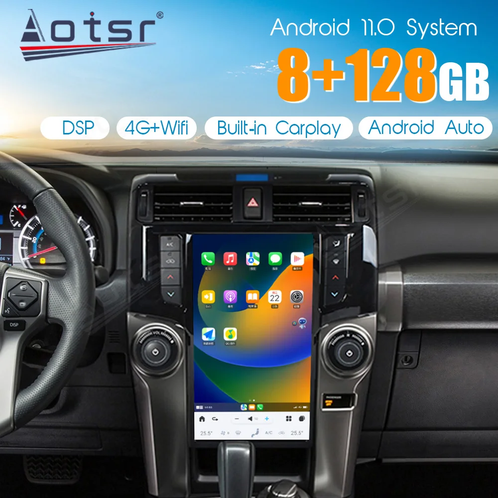 

Автомобильное радио для Toyota 4runner 2009 2010 2011 2012 2013 - 2019 Android 11 Carplay мультимедийный GPS Автомобильный плеер навигация головное устройство