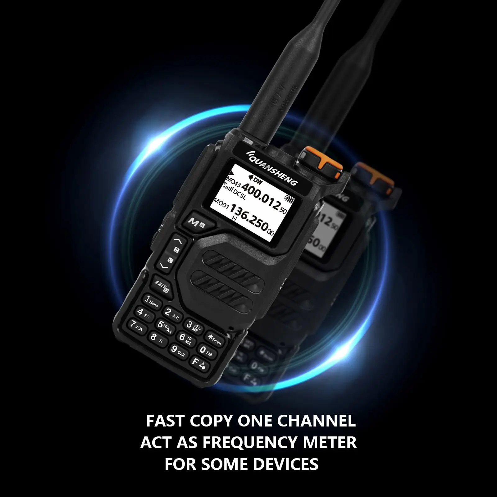 Quan sheng UV-K5 Walkie Talkie Dualband 5 w wiederauf lad bares Funkgerät Noaa Notfall-Wetter empfänger mit C-Ladekabel