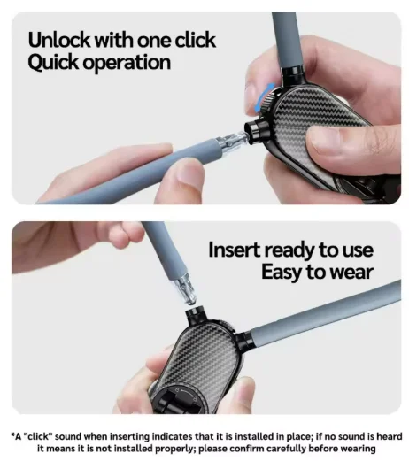 person perspective neck hanging phone holder magnetic shooting artifact sports camera accessories anti shake chest fixation