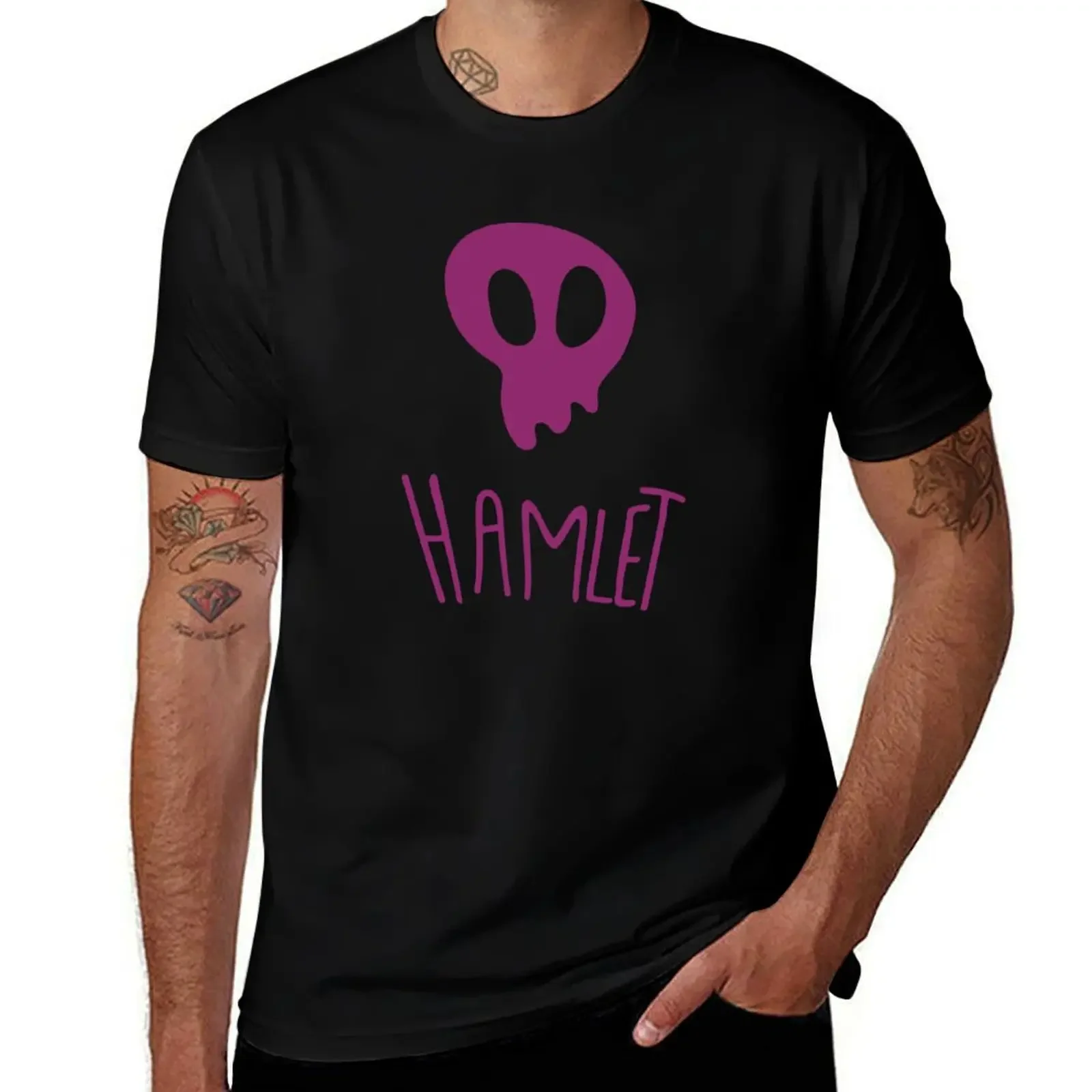 

Claire Hamlet T-Shirt blue archive cute tops fitted t shirts for men