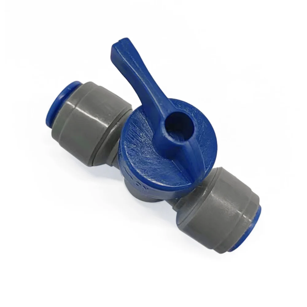 KegLand Duotight 9.5mm/3/8 Ball Valve Shut Off  Plastic Quick Connect Pipe Hose Connector Beer Tube Push-in Fittings Joints