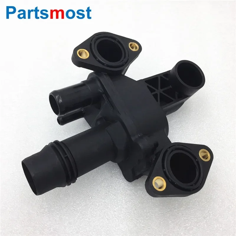 Thermostat Housing Kit for Land Range Rover Sport Discovery LR3 4 2.7 3.0 Diesel Jaguar XF Water Outlet Pipe 4H2Q8592BF LR073372