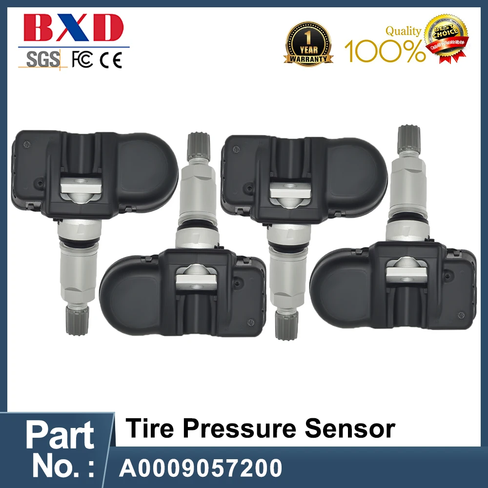 1/4PCS TPMS Tire Pressure Monitoring Sensor A0009057200 For Mercedes-Benz GL-Class [X166] GLK [X204] 2012-2017 433mhz Car Parts