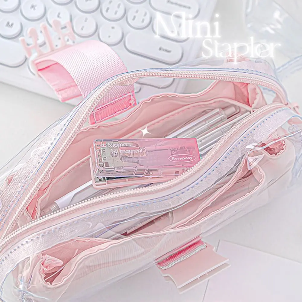 دباسة متينة بسعة 40 ورقة، مستوى مظهر عالي، أدوات تجليد ورق ملونة متدرجة، صغيرة 10 #   اللوازم المكتبية