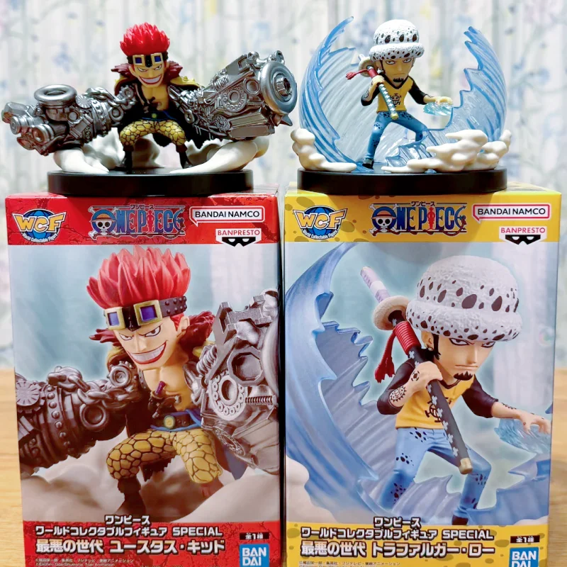 Banpresto Wcf especial de una pieza Eustass Kid Trafalgar D. Figura de acción de la ley del agua versión Q modelo Kt juguetes coleccionables regalos
