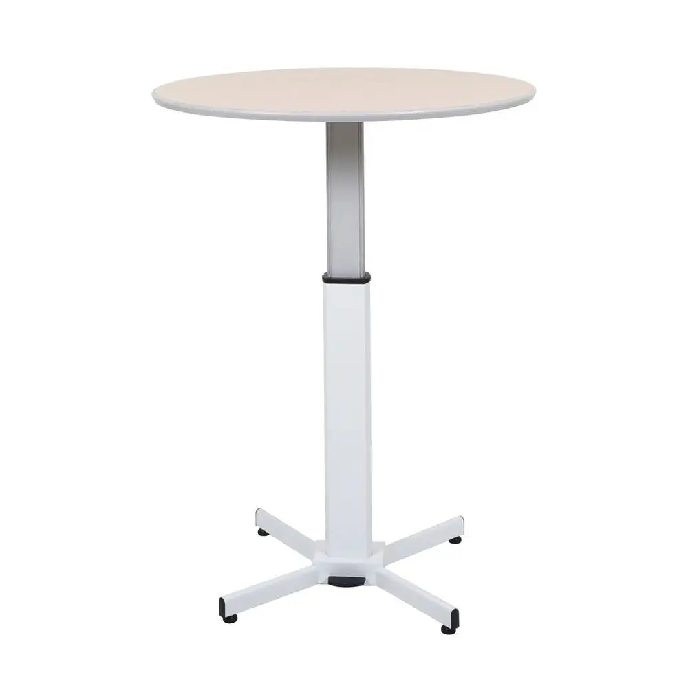 

LXPNADJRound Pneumatic Adjustable Round Pedestal Table., White, Medium