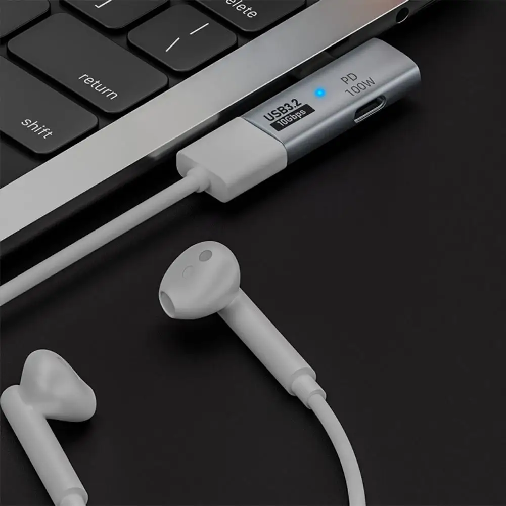 Otg Adapter for Mobile Phones Adapter for Power Banks Type C Adapter Otg 10gbps Fast Data Transfer Usb 3.2 Converter for Phone