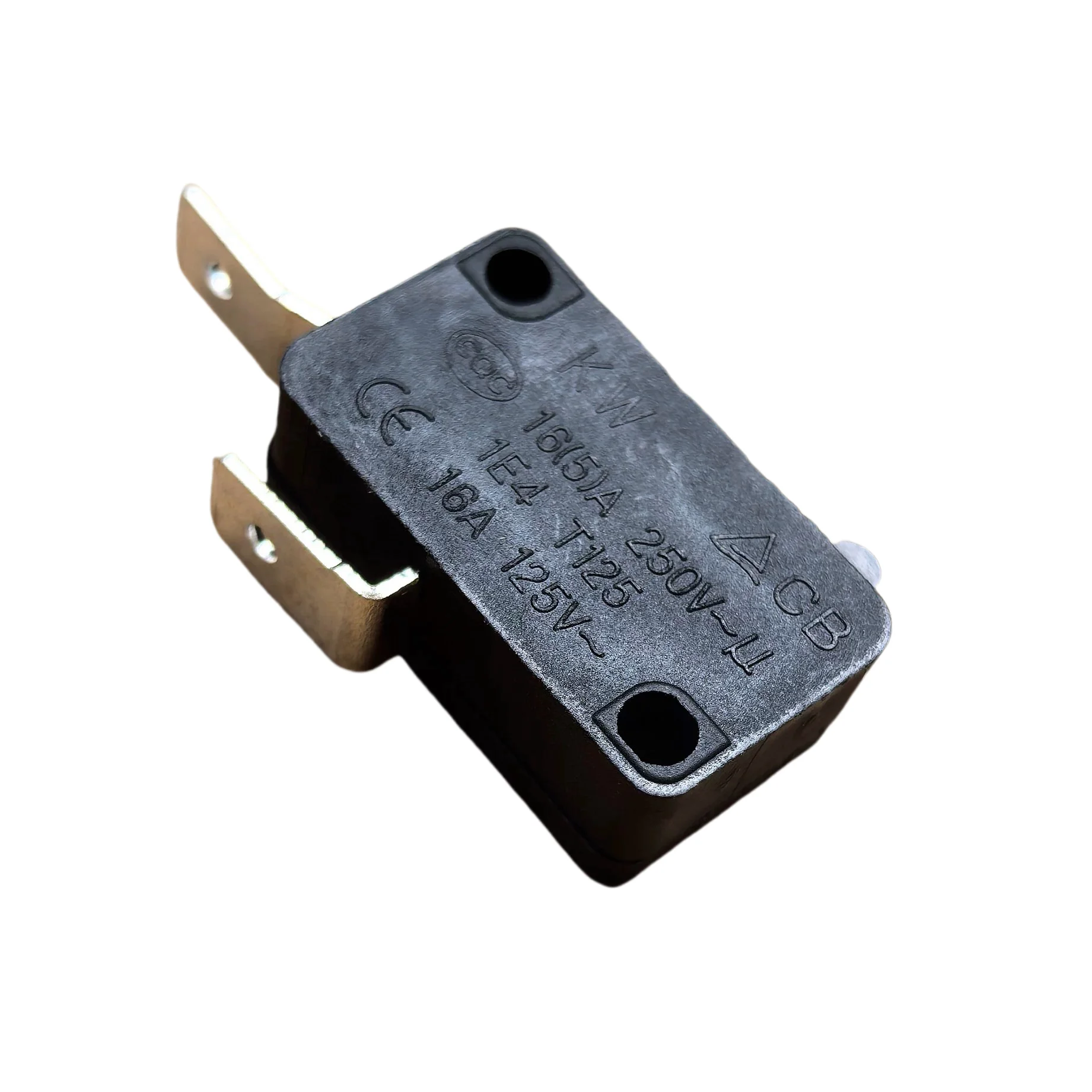 1 قطعة/السلع الترا الراقية KW8-0C الفضة نقطة Microswitch الصغيرة الذاتي إعادة تعيين السفر المحدد 16A دفع اللمس الحنفية 6.3 محطة #5