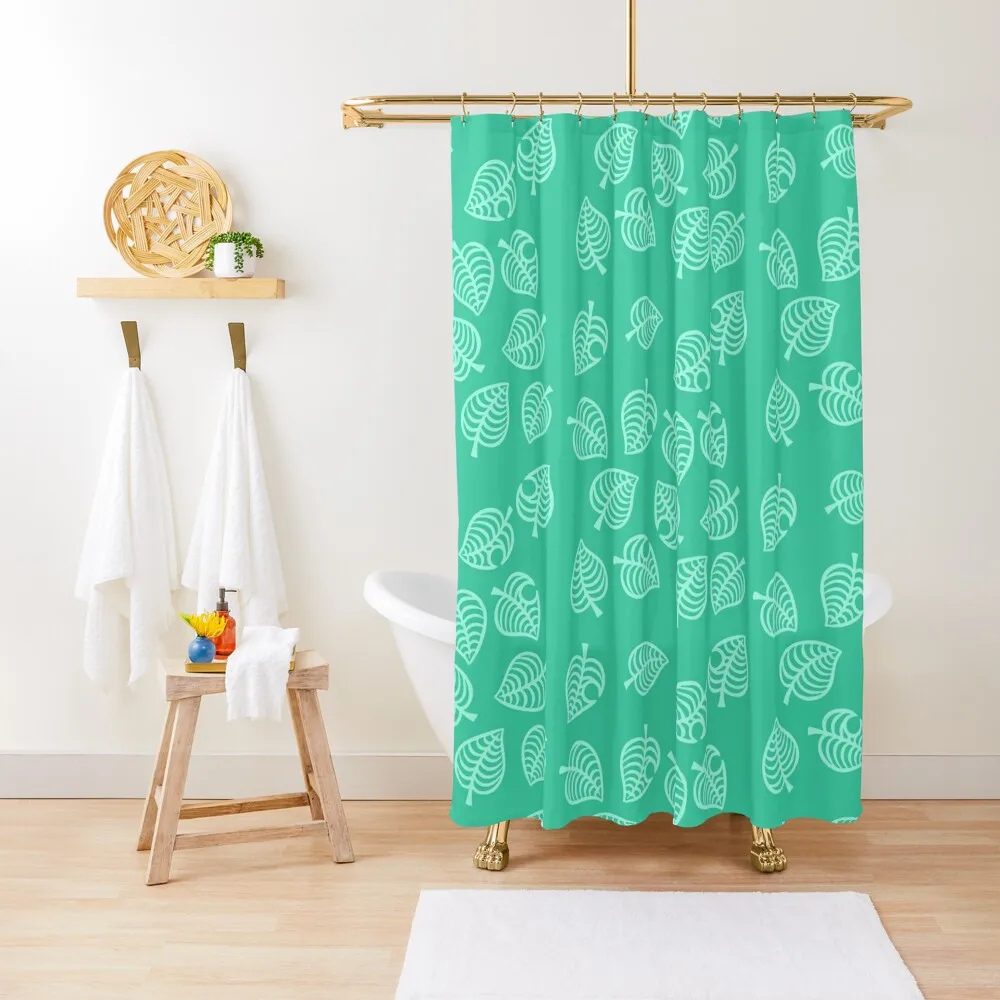 

Leaf pattern Shower Curtain Shower Bathroom Anti-Mold Waterproof Shower Curtain