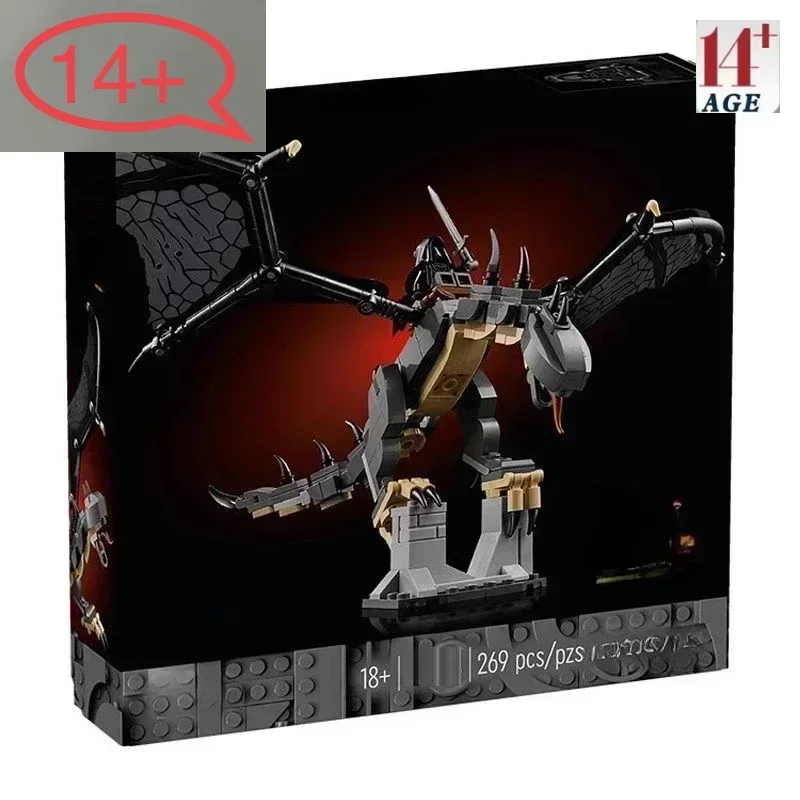 MOC-40693 El Señor de los Anillos, Dragón Negro, Mi Bestia Feliz, Sets de Modelos DIY, Juguete Educativo de Escritorio, Regalo de Navidad