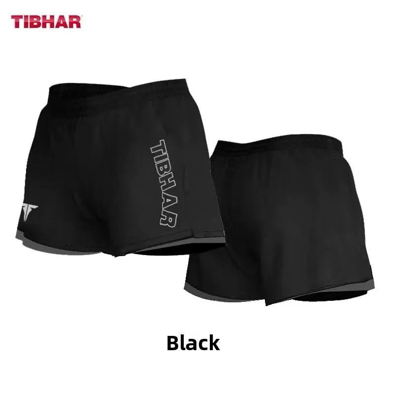 TIBHAR Table Tennis Shorts Sweat Wicking Competition Pants Men's Women's Quick Dry New Breathable Sports Pants