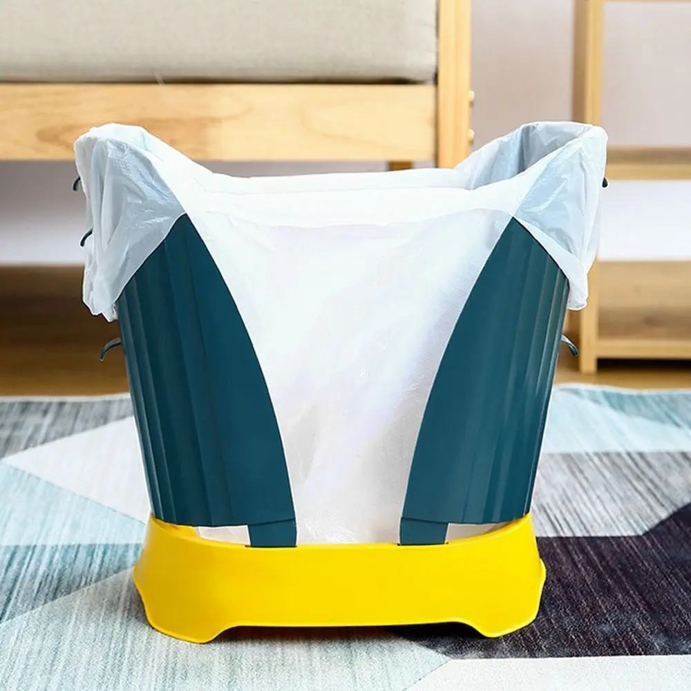 Hot Sale Large Capacity Folding Trash Can Adjustable Bucket Garbage Bag Holder Expand Waste Bin Bathroom Kitchen Fixation Bin