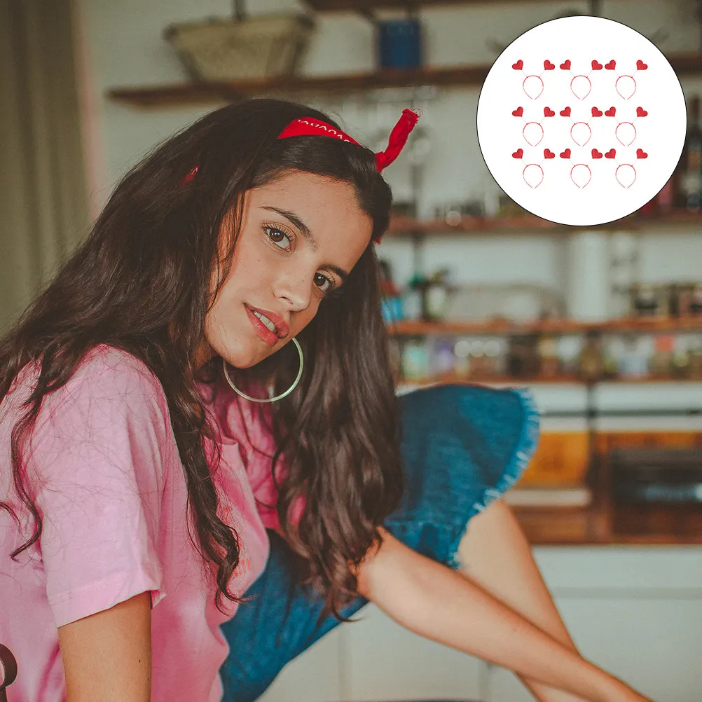 

Набор из 9 заколок для волос в форме сердца, аксессуары для волос на День святого Валентина для девочек, изящные очаровательные украшения для вечеринок, маскарада и косплея