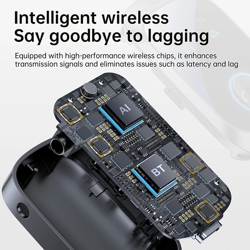 2 In 1 Bluetooth 5.4 Audio Transmitter Receiver 3.5mm AUX Airplane Wireless Adapter With Mic For TV Car kit Speaker PC Headphone