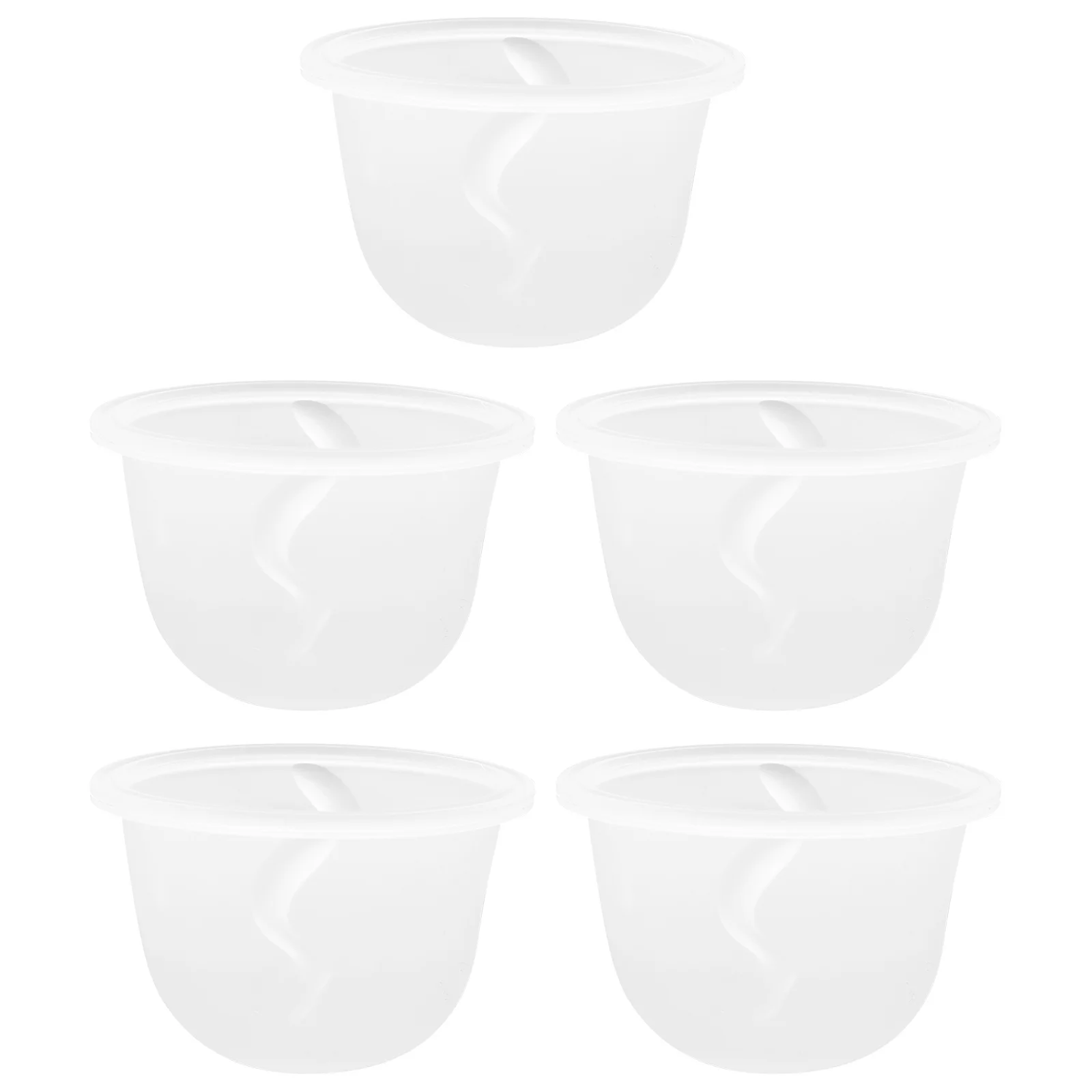 

5pcs Electric Breast Pump Silicone Bowl Food-Grade Safe Replacement For Most Pumps Portable Baby Breastfeeding Accessory Tool