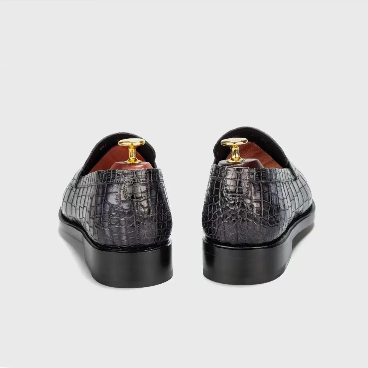 chue new men crocodile shoes male loafers wedding business office shoes fahion leisure view 6