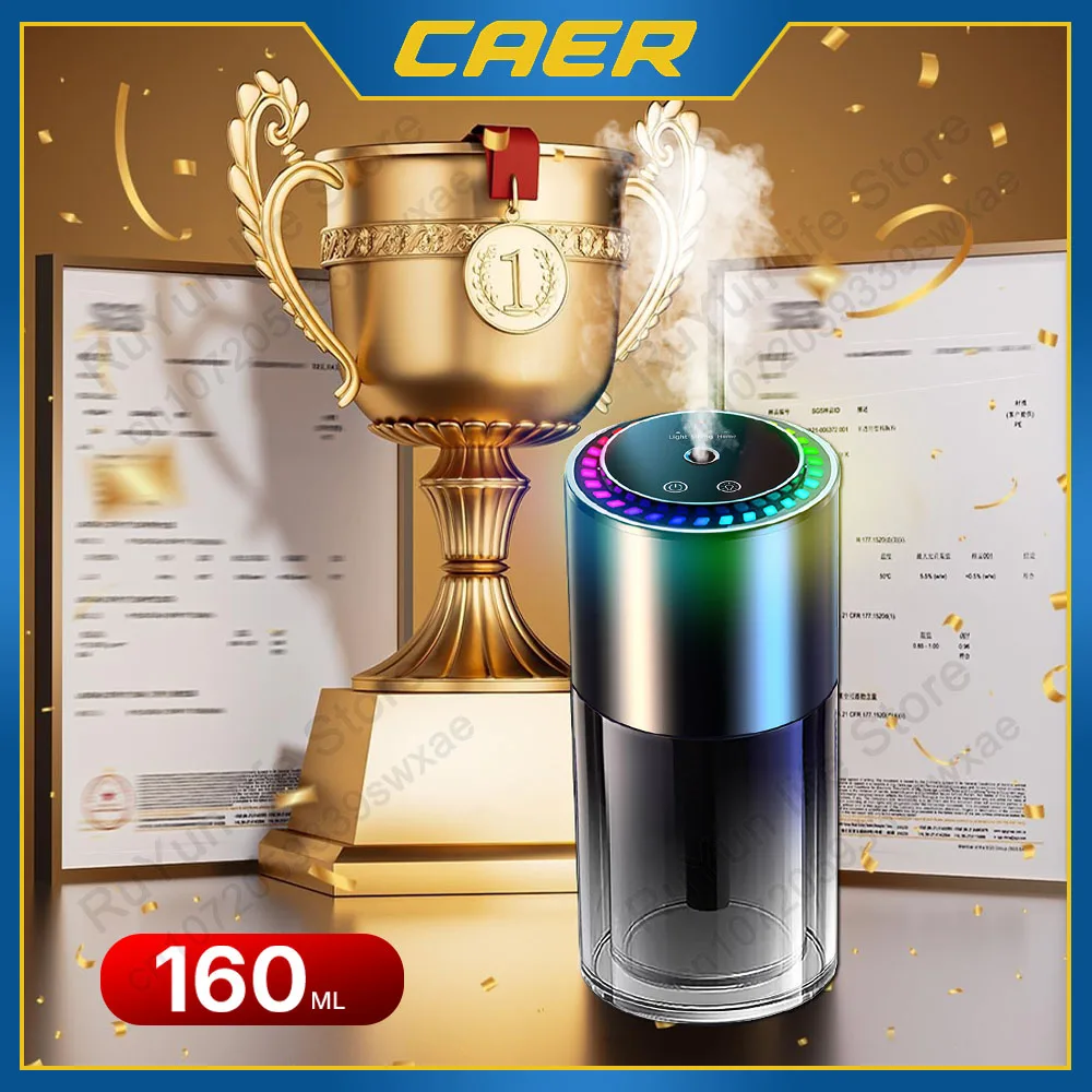 

Caer 160 мл обновленный автомобильный освежитель воздуха умный RGB пикап окружающий свет электрический аромадиффузор ароматерапия 3 уровня регулировки
