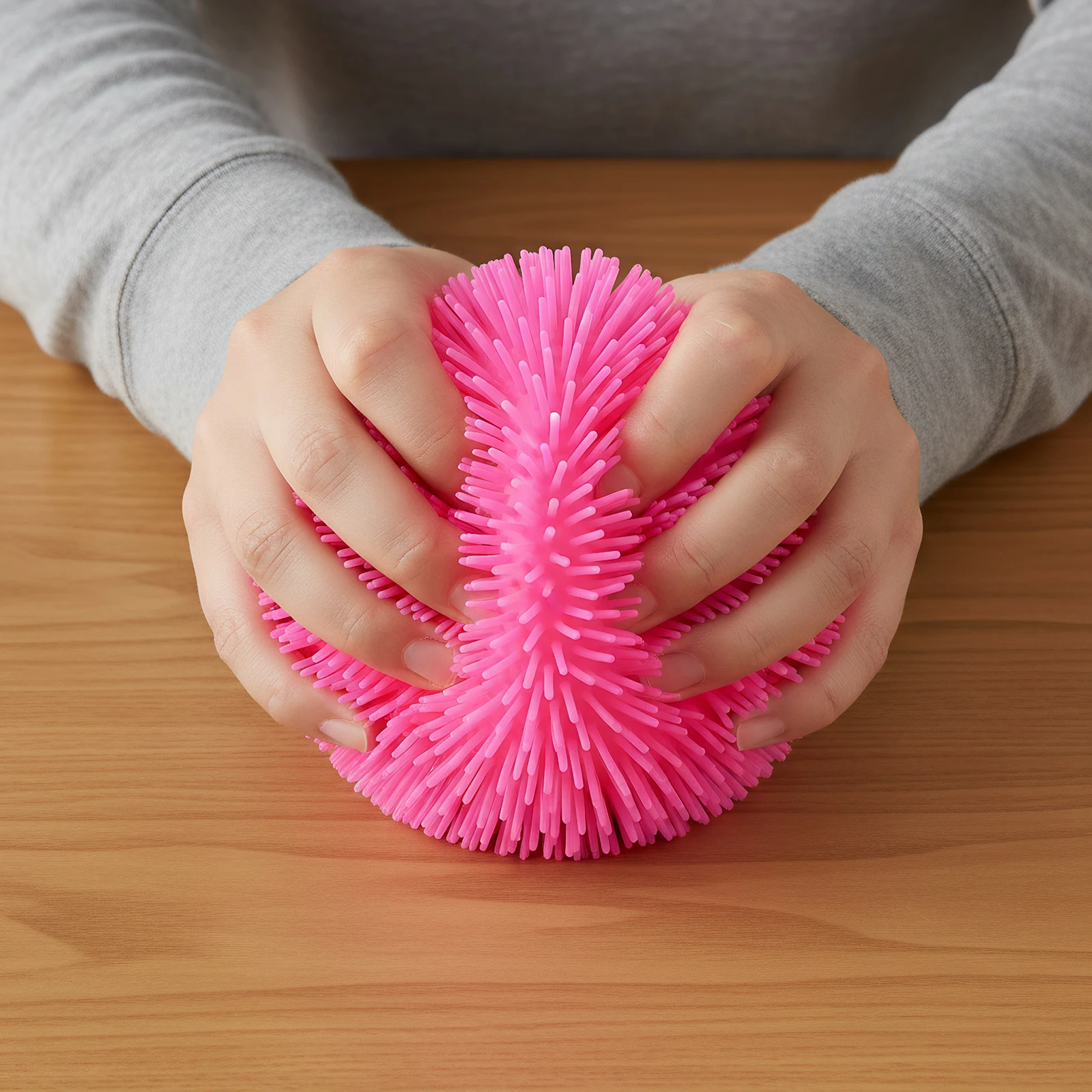 

Puffer Balls with Lights Rubber Stretchy Spike Ball 17cm/6.69inch for Boys Girls Fun Classroom Prizes Party Favors