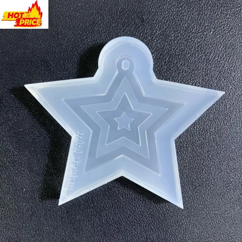 

Висячие серьги-подвески, украшение «Любит ангела, пятиконечная звезда», силиконовая форма