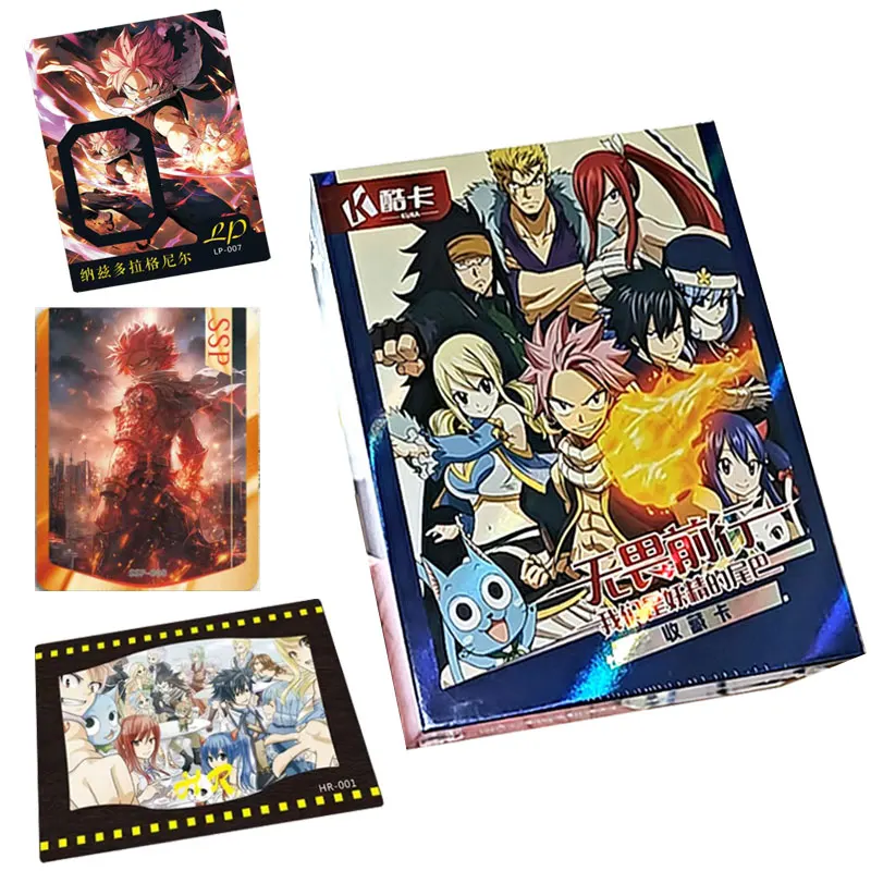 2024 Newest Case Wholesale Price Fairy Tail Collection Card Japanese Anime Trading Card CCG TCG Hobbies Gift