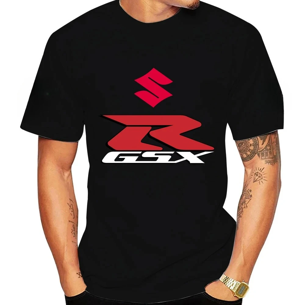 Men's Suzuki GSX-R motorcycle 100%cottonT-shirtwithmodernstylesuitableforsummerdailywearandoutdooractivitiesLoose andcomfortable