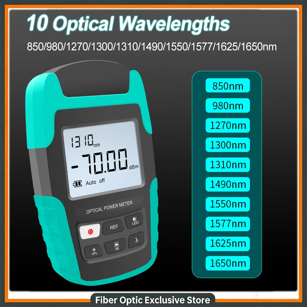 

Интегрированный измеритель оптической мощности и зеленого света 4-в-1: миниатюрный перезаряжаемый оптический приемник, тестер кабеля LAN + светодиодный фонарь
