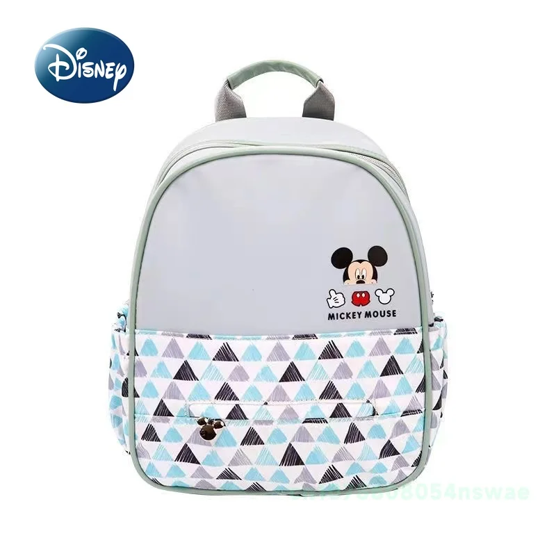 Disney-Bolso urinario de Mickey y Minnie para bebé, mochila de marca de lujo Original, bolso semitransparente con dibujos animados, a la moda